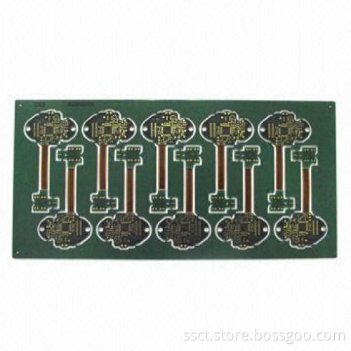 Rigid-flex Board with 4 Layers, ENIG Surface Finish